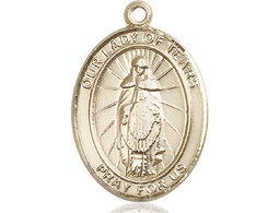 [7346KT] 14kt Gold Our Lady of Tears Medal