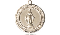 [8078RDKT] 14kt Gold Miraculous Medal