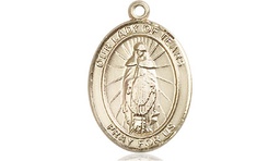 [8346KT] 14kt Gold Our Lady of Tears Medal