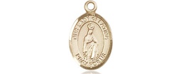 [9205KT] 14kt Gold Our Lady of Fatima Medal