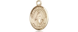 [9229KT] 14kt Gold Our Lady of Lebanon Medal