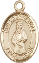 [9230KT] 14kt Gold Our Lady of Hope Medal