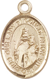 [9292KT] 14kt Gold Our Lady of Consolation Medal