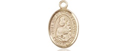 [9299KT] 14kt Gold Our Lady of Prompt Succor Medal
