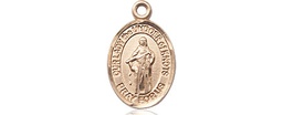 [9383KT] 14kt Gold Our Lady of Knots Medal
