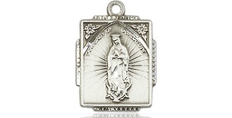 [0804FSS] Sterling Silver Our Lady of Guadalupe Medal
