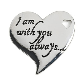 [RO-12183] 1&quot;H Heart Tokens W/Verse