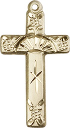 [6009GF] 14kt Gold Filled Cross Medal