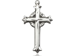 [6011SSY] Sterling Silver Cross Medal