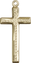 [6017GF] 14kt Gold Filled Cross Medal