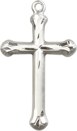 [6022SS] Sterling Silver Cross Medal