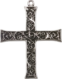 [6029SS] Sterling Silver Cross Medal