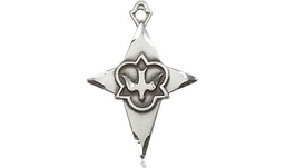 [5928SS] Sterling Silver Cross Medal