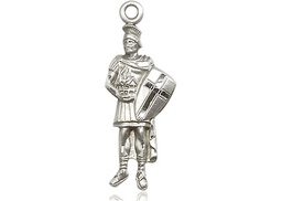 [5936SS] Sterling Silver Saint Florian Medal