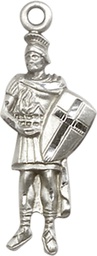 [5936SS] Sterling Silver Saint Florian Medal