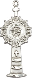 [5945SS] Sterling Silver Monstrance Medal