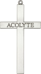 [5957SS] Sterling Silver Acolyte Cross Medal