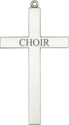 [5959SS] Sterling Silver Choir Cross Medal