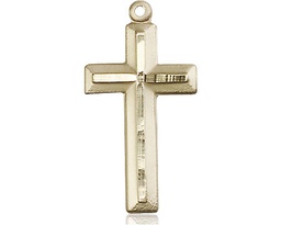 [6000GF] 14kt Gold Filled Cross Medal