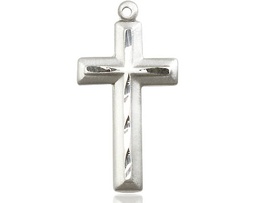 [6000SSY] Sterling Silver Cross Medal - With Box