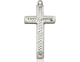 [6003SS] Sterling Silver Cross Medal