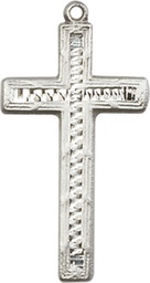 [6003SS] Sterling Silver Cross Medal