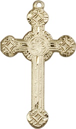 [6006GF] 14kt Gold Filled Cross Medal