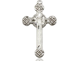 [6006SS] Sterling Silver Cross Medal