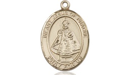 [8207GF] 14kt Gold Filled Infant of Prague Medal