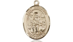[8211GF] 14kt Gold Filled Saint Germaine Cousin Medal