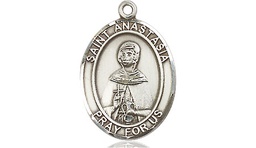 [8213SS] Sterling Silver Saint Anastasia Medal