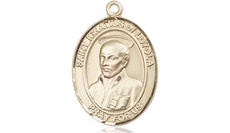 [8217GF] 14kt Gold Filled Saint Ignatius of Loyola Medal