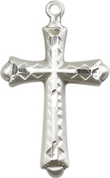[6007SS] Sterling Silver Cross Medal