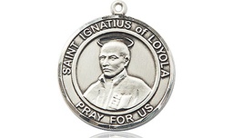[8217RDSS] Sterling Silver Saint Ignatius of Loyola Medal