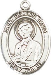 [8227SS] Sterling Silver Saint Dominic Savio Medal