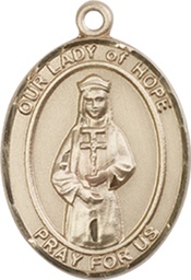 [8230GF] 14kt Gold Filled Our Lady of Hope Medal