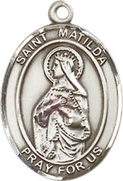 [8239SS] Sterling Silver Saint Matilda Medal