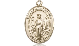 [8246GF] 14kt Gold Filled Our Lady of Knock Medal