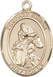 [8258GF] 14kt Gold Filled Saint Isaiah Medal