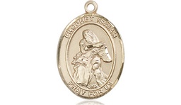 [8258GF] 14kt Gold Filled Saint Isaiah Medal