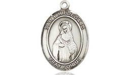 [8260SS] Sterling Silver Saint Hildegard von Bingen Medal