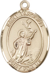 [8261GF] 14kt Gold Filled Saint Tarcisius Medal
