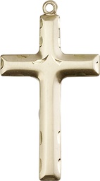 [0644YKT] 14kt Gold Cross Medal
