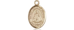 [9207KT] 14kt Gold Infant of Prague Medal