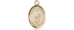 [9249KT] 14kt Gold Blessed Trinity Medal