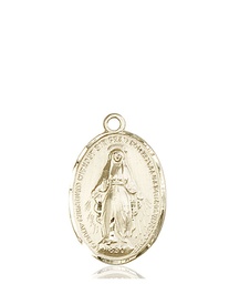 [0015MKT] 14kt Gold Miraculous Medal