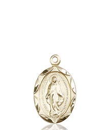 [0612MKT] 14kt Gold Miraculous Medal