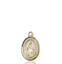 [0700KT] 14kt Gold Miraculous Medal