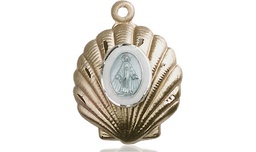 [1258KT] 14kt Gold Miraculous Medal