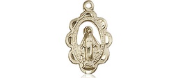 [1610KT] 14kt Gold Miraculous Medal